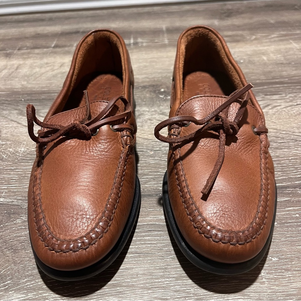 Cole Haan Country Men’s Size 9M Brown Lace Up Loafers Genuine Handsewn Vintage